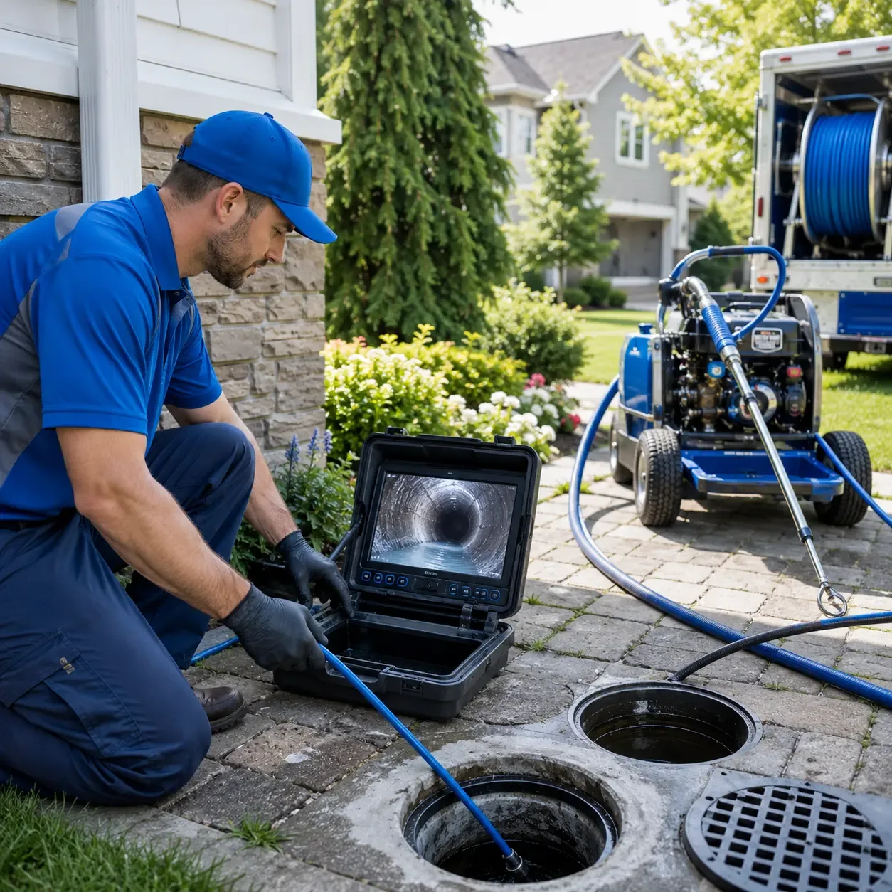 Outdoor drain cleaning professionals serving Orleans, IN